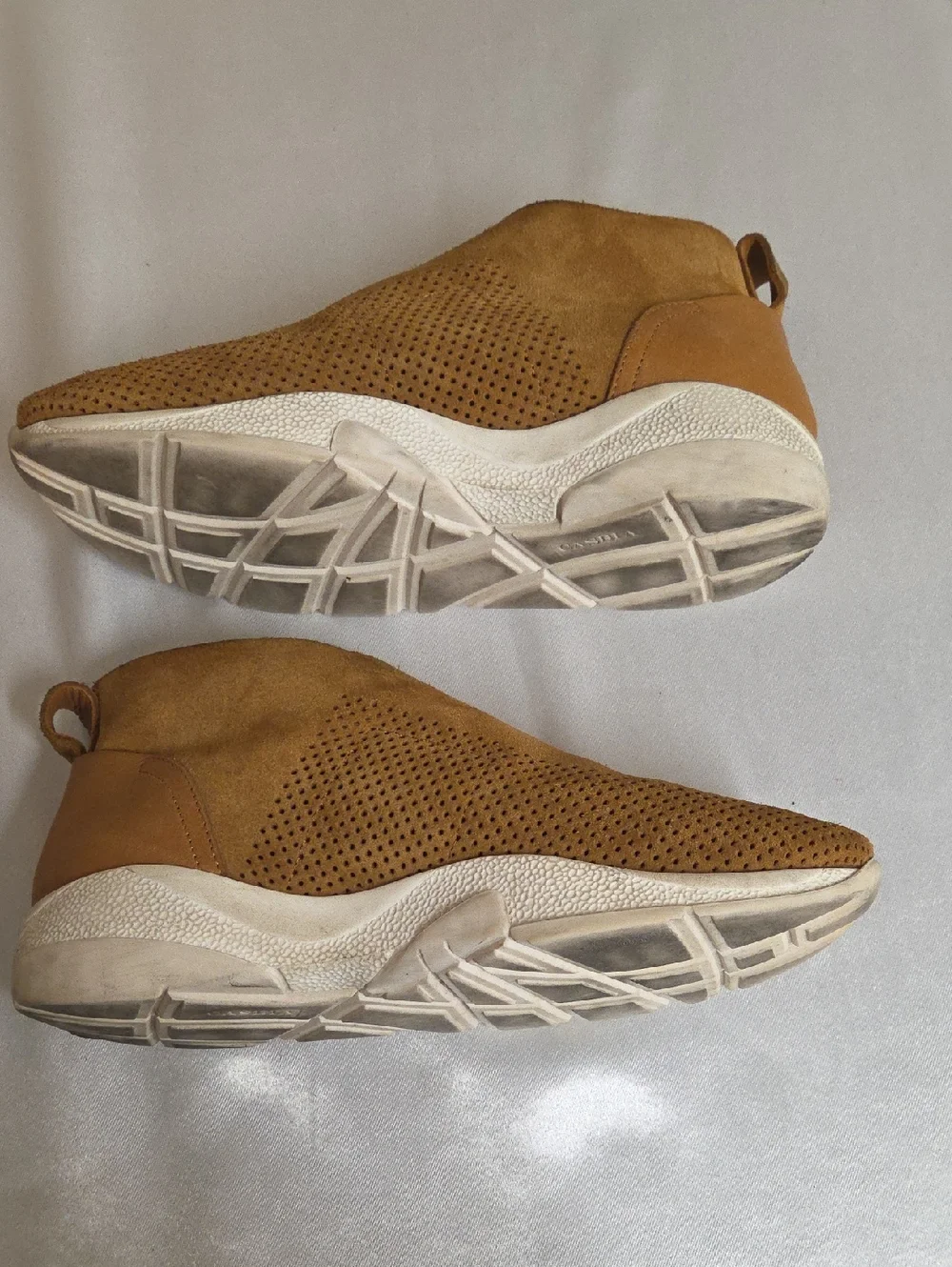 Casbia Italian Leather Mens Shoes Brown Suede Size 43 Contemporary Ultra Luxury